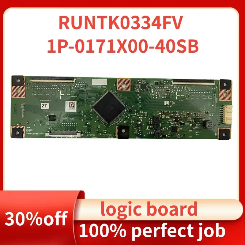 Original T-Con Board 1P-0171X00-40SB / RUNTK0334FV Logic Board สําหรับ Sharp LCD-60DS7008A