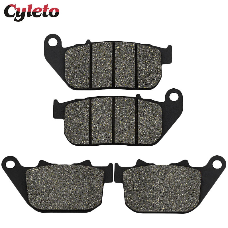 RS Motorcycle Front Rear Brake Pads for Harley XL50 XL883 Iron XL 883 Sportster Custom XL1200 XL 120
