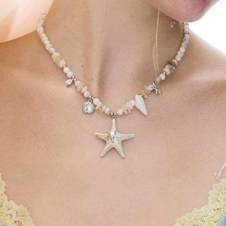 สร้อยคอลูกปัดแฮนด์เมด VERB สไตล์โอเชียน พาร์ตี้