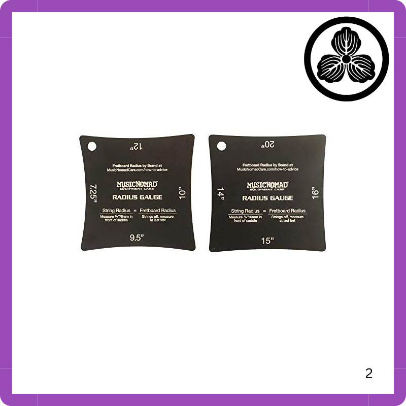 MUSIC NOMAD Stainless Steel Fretboard Saddle R Measurement Gauge MN603 [Official Domestic Product]