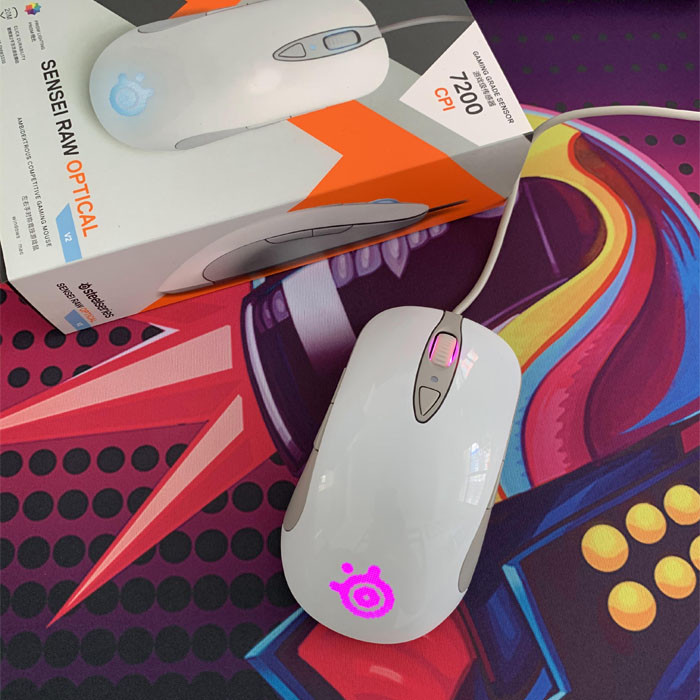 SteelSeries SteelSeries Frozen Blue v2 Mouse CF Jedi Survival LOL เมาส์สําหรับเล่นเกมไก่