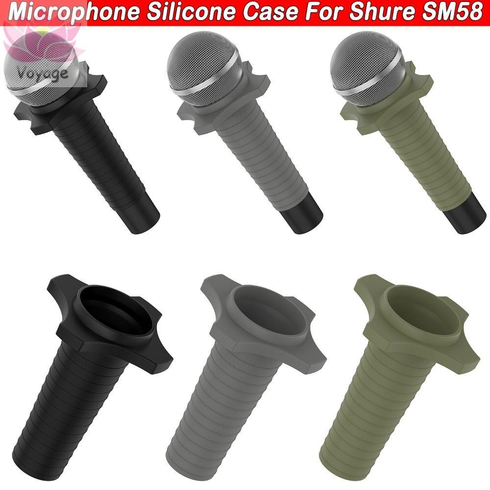 VOYAGER ไมโครโฟนป้องกัน, Anti-Slip Anti-Rolling MIC Sleeve Cover,ซิลิโคนกันกระแทกเปลี่ยน MIC Protect