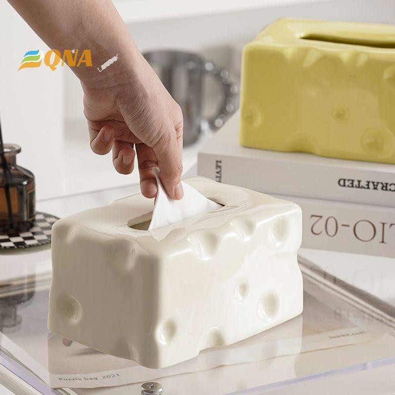 [ทํา] 1ชิ้นผ้าเช็ดปากกระดาษชําระออแกไนเซอร์กล่องกระดาษสร้างสรรค์ชีสกล่องกระดาษทิชชูผู้ถือที่เรียบง่ายเครื่องเป่าแผ่นภาชนะผ้าขนหนูตู้ใ - รูปที่ 3