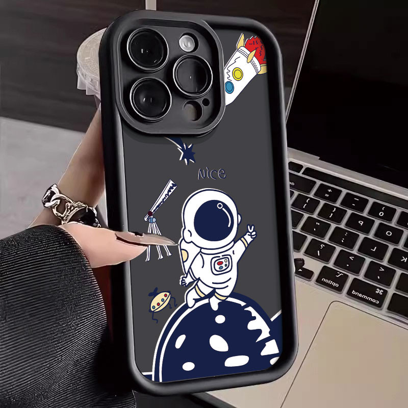 แฟชั่น Rocket นักบินอวกาศสําหรับ OPPO A3S A57 A77 A52 A12E A54 A72 A5S A92 A15S A35 A11K A17K A16S A