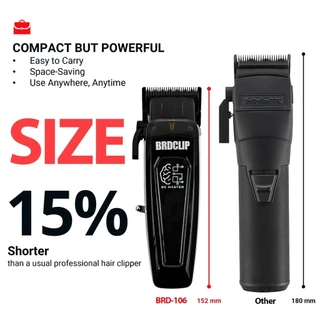 2026 อัพเกรดใหม่ Professional BRDCLIP BRD106 Hair Clipper 7500RPM ร้านทําผม Trimmer DLC ใบมีดใหม่ฐาน Charger เครื่องมือตัดผม
