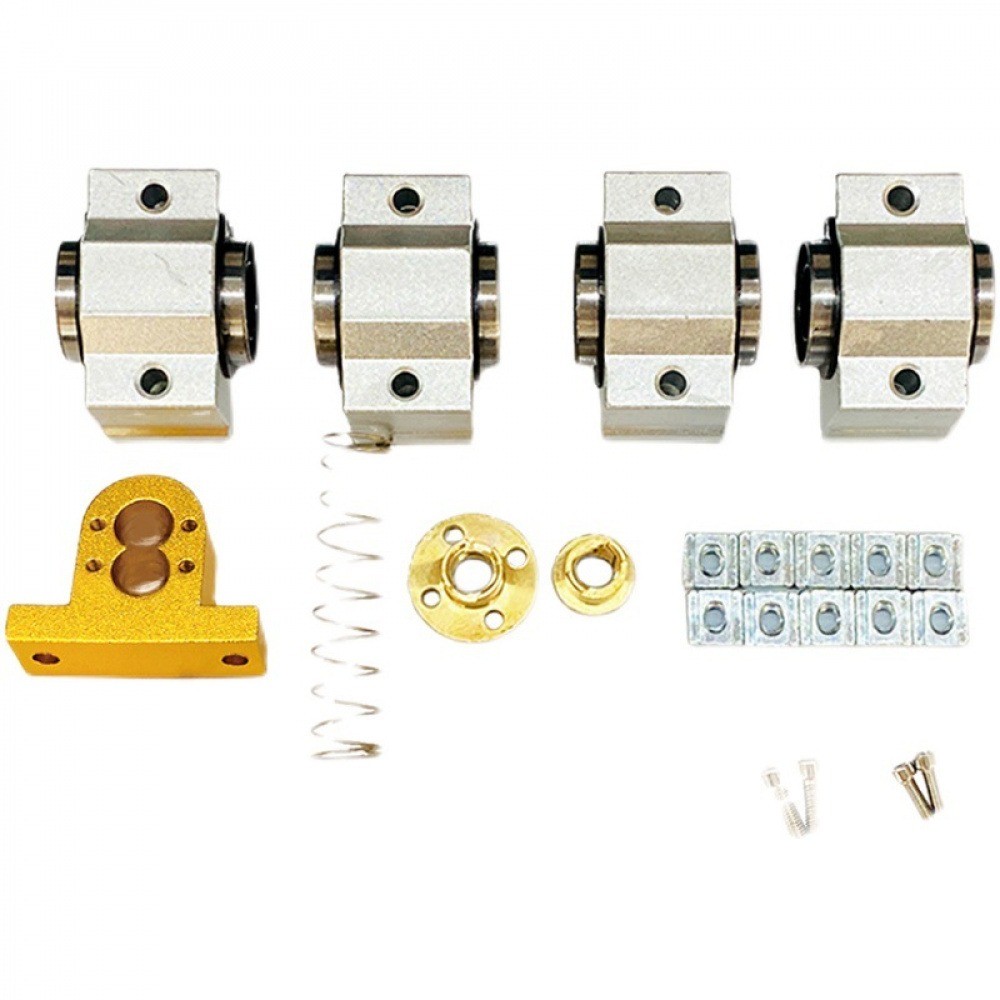 CNC 3018 Pro X แกนชุดอัพเกรด T8 สกรูตะกั่ว 4 มม.เส้นผ่านศูนย์กลาง 12 มม.สําหรับเครื่อง CNC Xaxis Upd