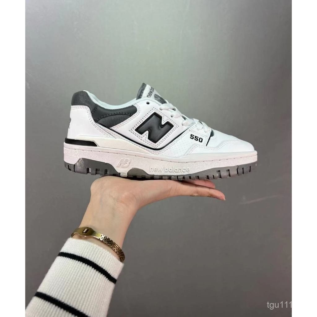 NB 550 NB 550 รองเท้าสเก็ตบอร์ดลําลองสําหรับผู้ชายและผู้หญิง รองเท้าผ้าใบย้อนยุค nb 550