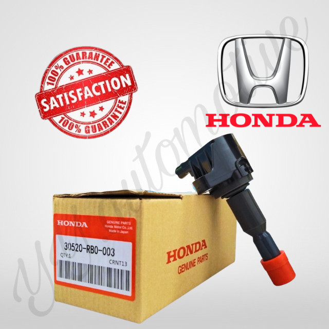30520-RBO-003 PLUG COIL HONDA CRZ CITY TMO JAZZ TGO GE 2009-2013 IGNITION COIL JAPAN 30520-RB0-003