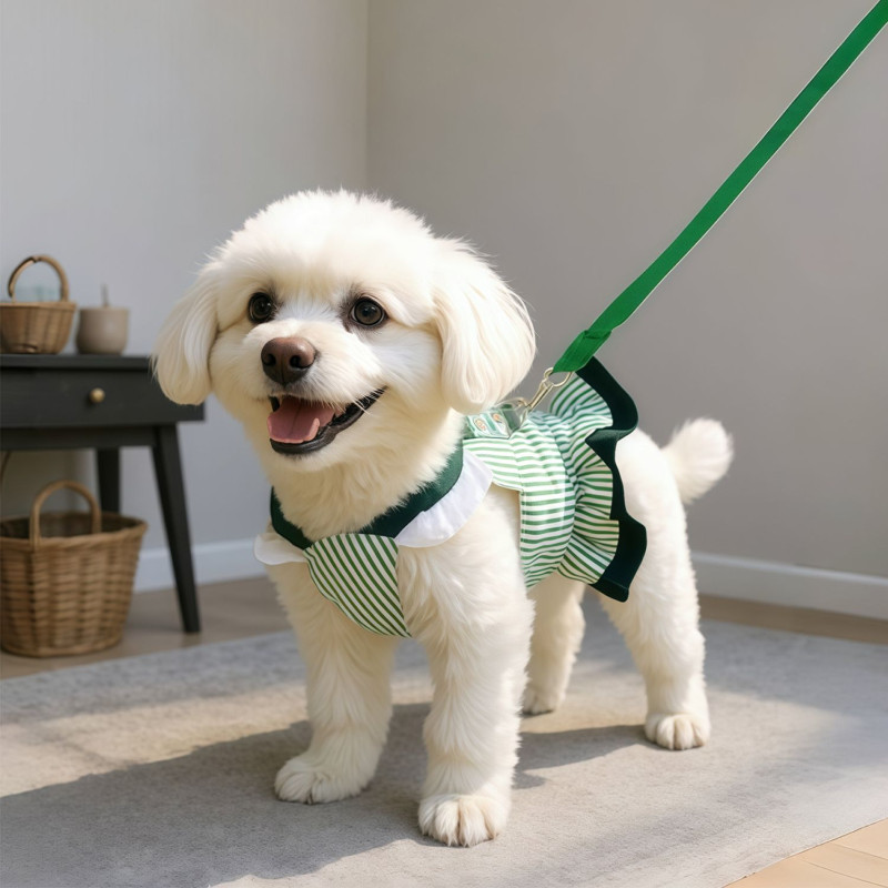 SKISOPGO เสื้อผ้าสัตว์เลี้ยง กระโปรงสัตว์เลี้ยง เสื้อผ้าคอสเพลย์สัตว์เลี้ยง ใช้สายจูง สายจูงหมา - รูปที่ 5