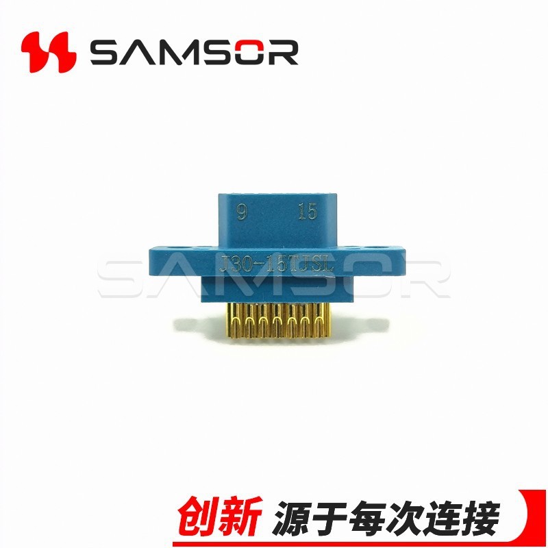 J30-15TJSL ปลั๊กเชื่อมประเภท 15-Core ตัวเชื่อมต่อสี่เหลี่ยม J30-15TJS