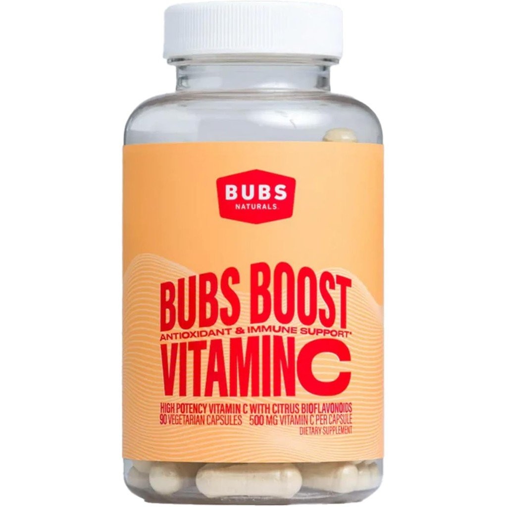 BUBS Boost Vitamin C พร้อม Bioflavonoids Vitamin Boost สําหรับ Post-Workout Revitalization Iron Abso