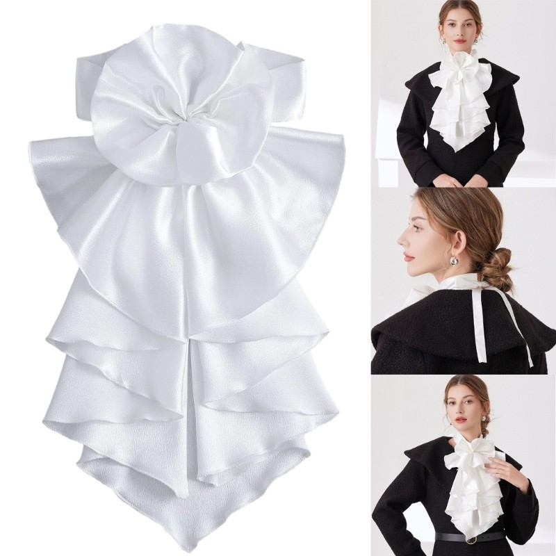 Stay Victorian Drape Collar Removeable Collar Neckwear Elegant เครื่องแต่งกายจัดแต่งทรงผม Props