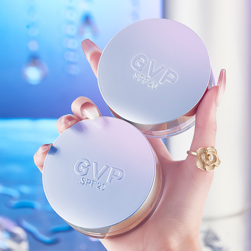 [SPF20] ครีมกันแดด Loose Powder Pressed Powder คอนซีลเลอร์ Fixing แต่งหน้ายาวนานควบคุมน้ํามัน Studen