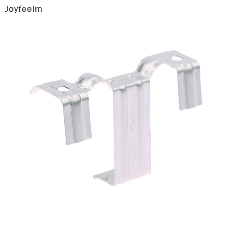 YFE 10 ชิ้น 30/35 มิลลิเมตรสแตนเลสแผงพลังงานแสงอาทิตย์ Photovlusic Water Guide คลิป Deflector โคลนท่อระบายน้ําปุ่มน้ํา Redirection คลิป N