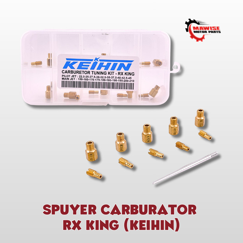 คาร์บูเรเตอร์ RX KING KEIHIN - MAIN JET PILOT JET PJ MJ YAMAHA RX KING RXS FORCE 1