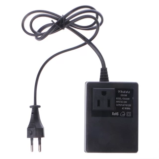 COD 200W AC 220V ถึง 110V Step Down Transformer แปลง Travel Power EU ปลั๊กอะแดปเตอร์