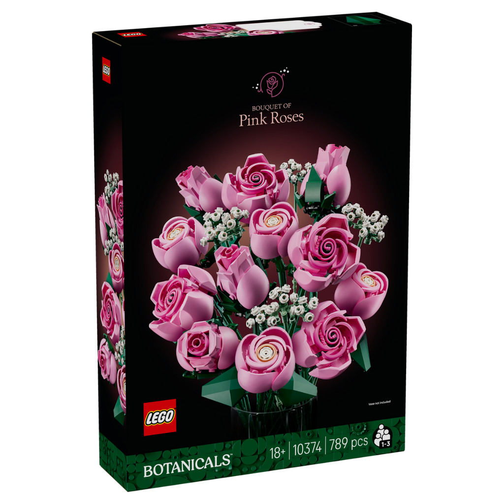 LEGO 10374 Botanicals ช่อดอกไม้กุหลาบสีชมพู
