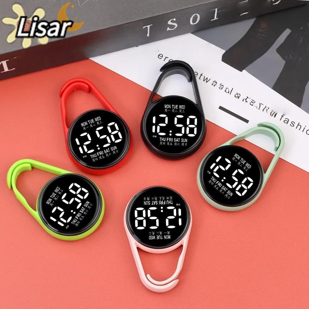 LISAR นาฬิกาพก, LED กันน้ําอิเล็กทรอนิกส์แขวนนาฬิกา, ความคิดสร้างสรรค์แบบพกพาจอแสดงผลดิจิตอลพ็อกเก็ตสไตล์ Luminous นาฬิกาพกเด็ก/ผู้ใหญ่อุปกรณ์เสริมมีสไตล์