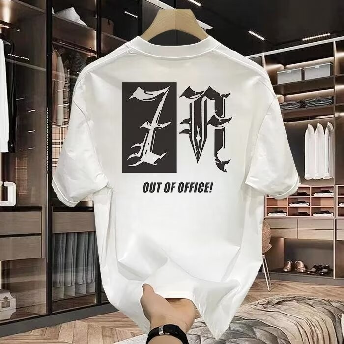 COD 2025P17 (Long Staple Pure Cotton 230g) D-839 Black/White/S-5XL Size new23 B34P