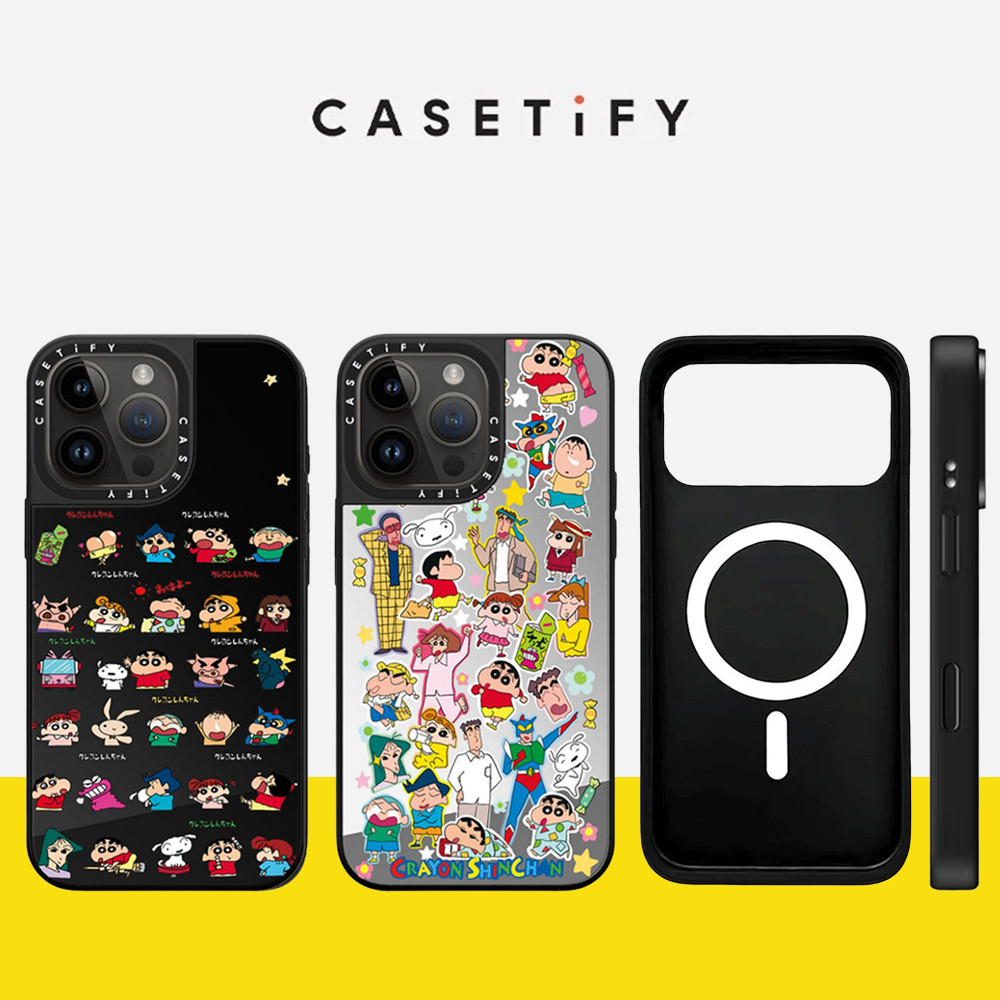 Magnetic Chan Collection กระจกเคสโทรศัพท์แบบแข็งสําหรับ iPhone 17ProMax 16Plus 15 14 13 12 11 ปลอกกันกระแทก