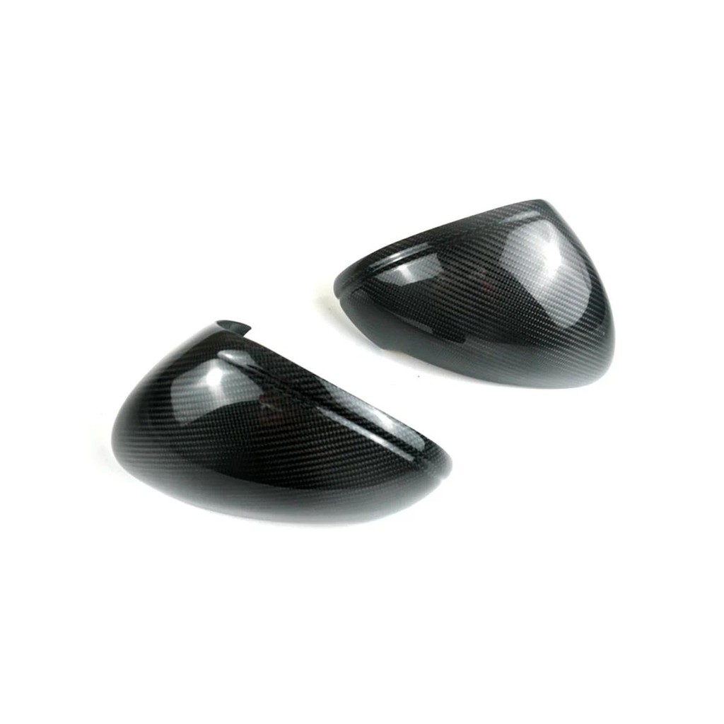 คาร์บอนไฟเบอร์จริงกระจกมองหลังสําหรับ Porsche 911 991 991.2 GT2 GT3 GTS 2014-2016 ประตูปีกด้านข้างกร