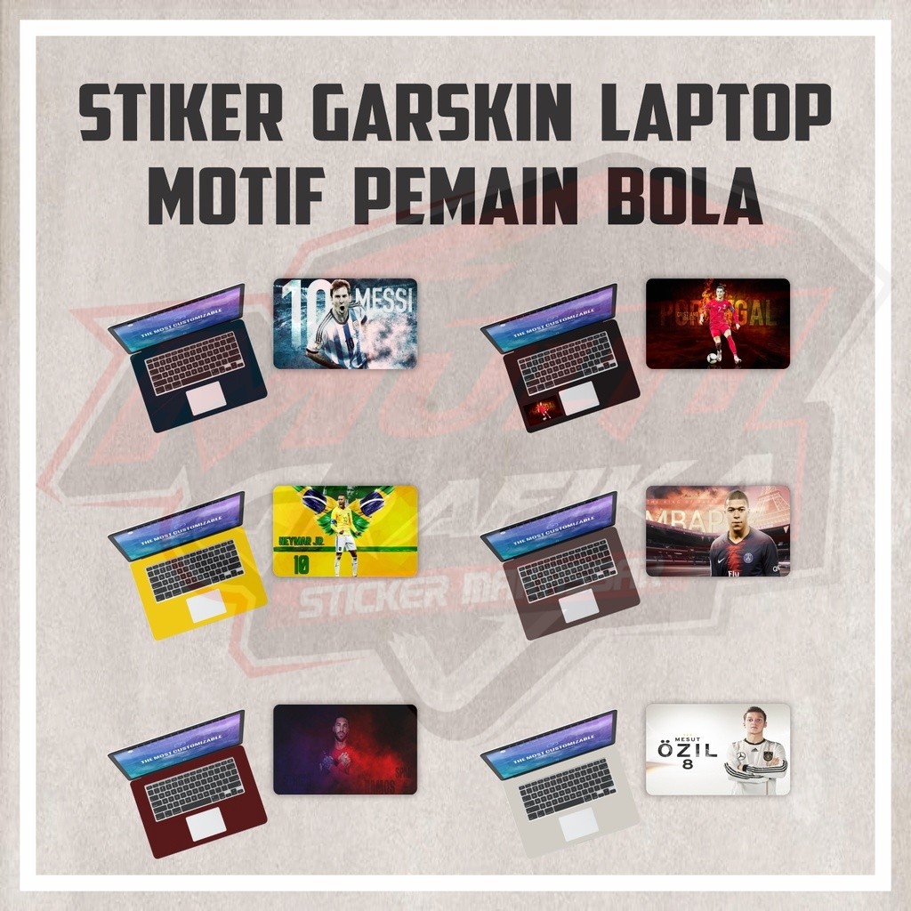 GARSKIN Laptop Accessories Laptop NoteBook Football Player