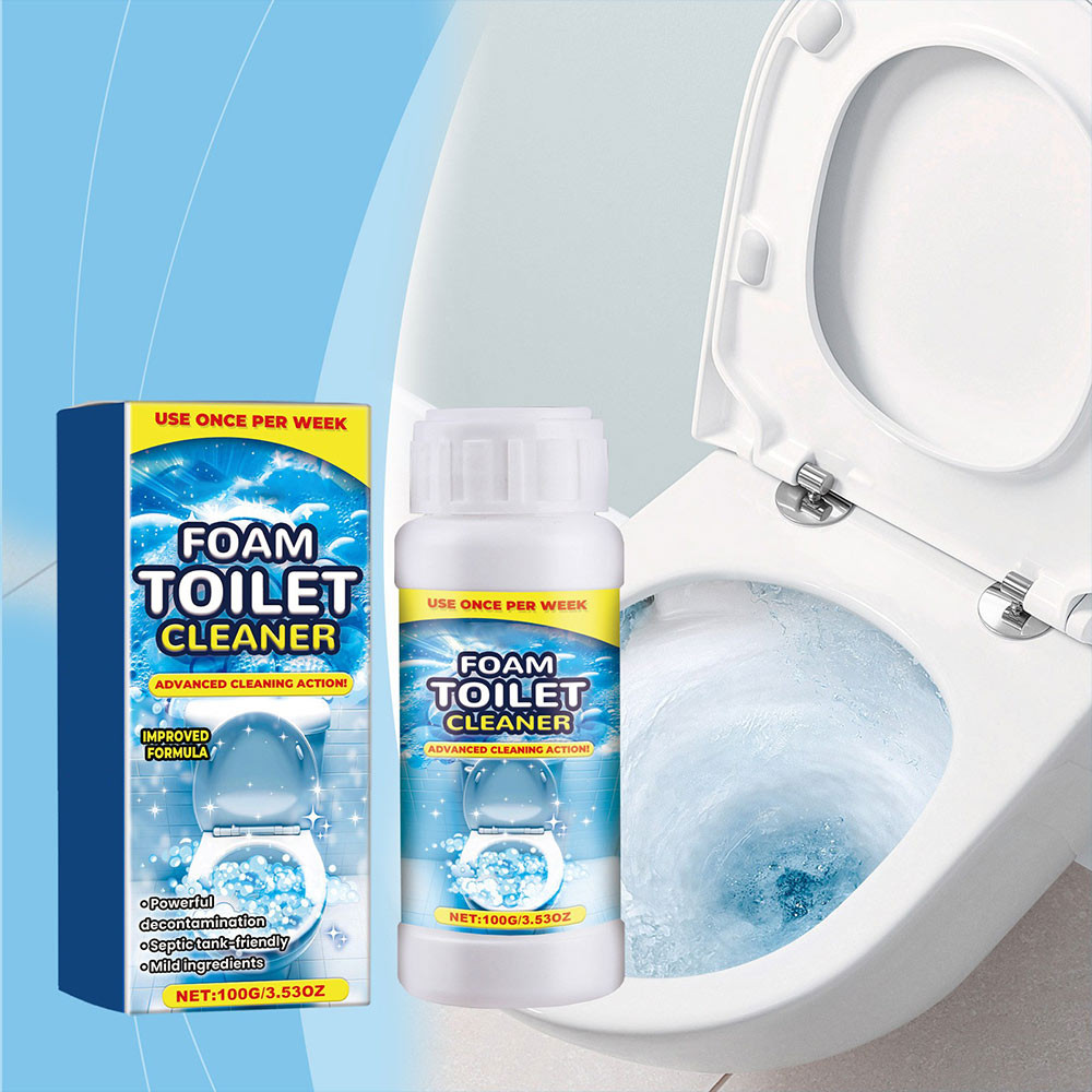 Toilet Foam Cleaner – Toilet, Bathtub, Basin & Tile Stain Remover
