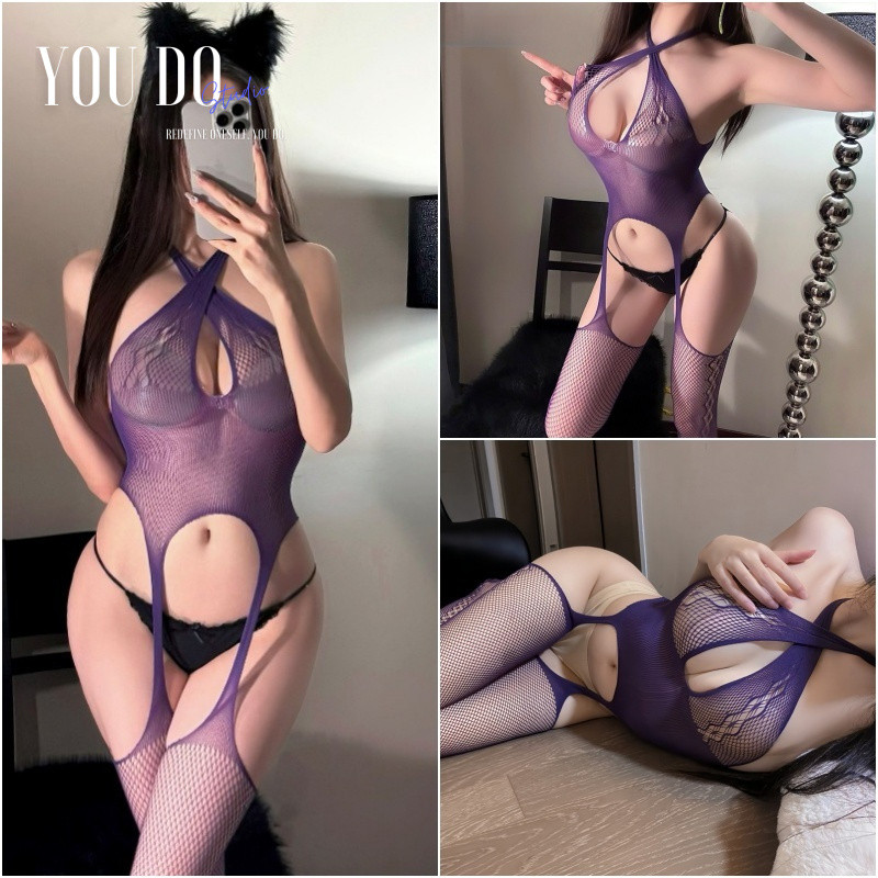 💫✨🎀เอวลอย เสื้อใน ใหม่ พร้อมส่ง เข้ารูป เซ็กซี่ ชุดตาข่าย ซีทรู น่ารัก y2k cherryshop YOUDO
