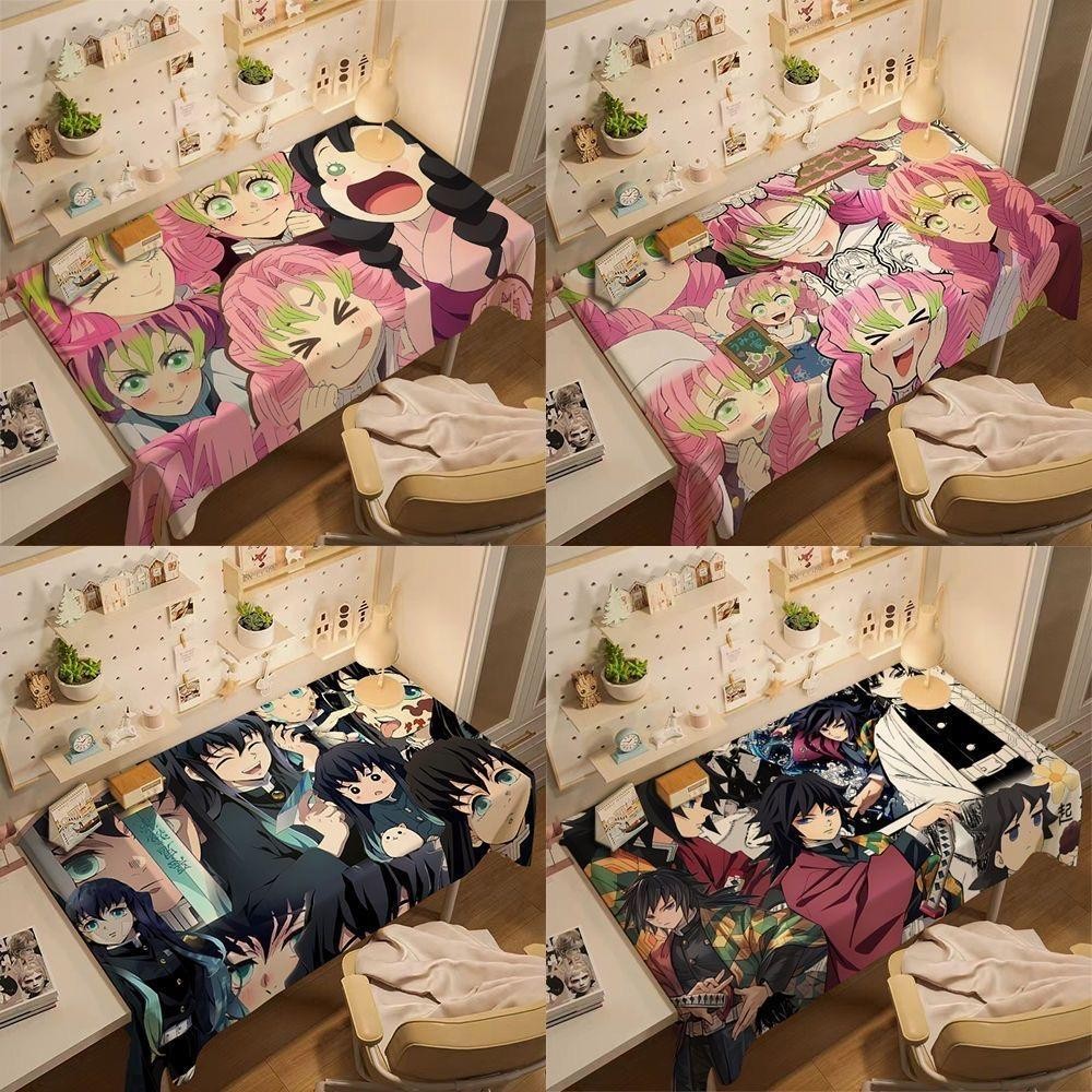 ผ้าปูโต๊ะธีม Katana และอะนิเมะ สไตล์ญี่ปุ่น พิมพ์ลายคมชัด สำหรับตกแต่งห้องเล่นเกม