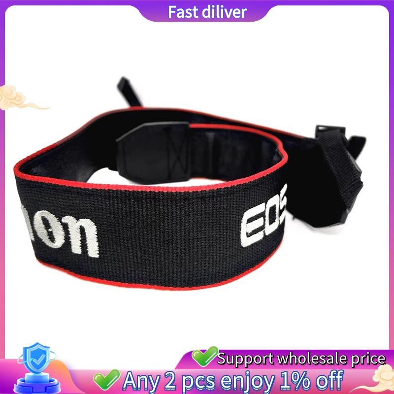 ไหล่สายคล้องคอสายคล้องไหล่เข็มขัดสายคล้องคอเย็บปักถักร้อยสําหรับ 1DS 5D2 5D3 5D4 6D2 60D70D กล้องดิจ