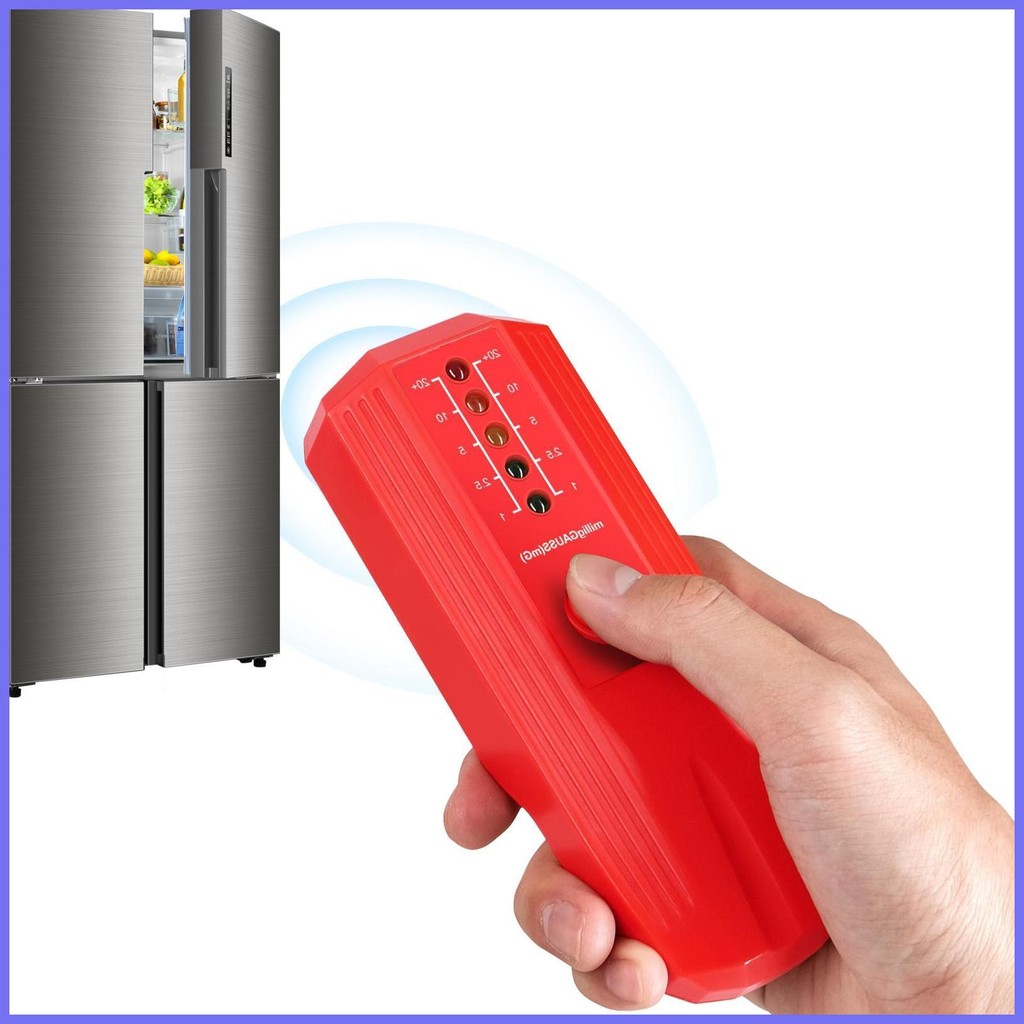 EMF เมตร 5 ไฟ LED EMF เมตรแม่เหล็กไฟฟ้ารังสีเมตรมือถือดิจิตอล LCD EMF Reader hontin2ph