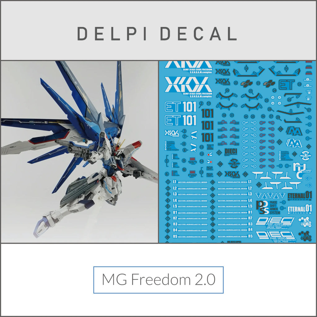 Delpi Decal (ดีคอลน้ำ) MG Freedom 2.0