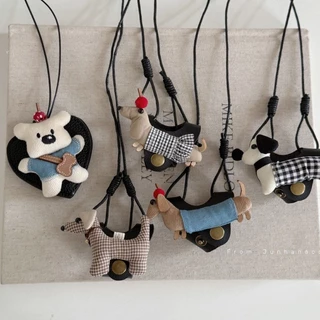 สายคล้องแว่นตาสไตล์น่ารัก ใหม่! ดัชชุน สายยาวป้องกันตก