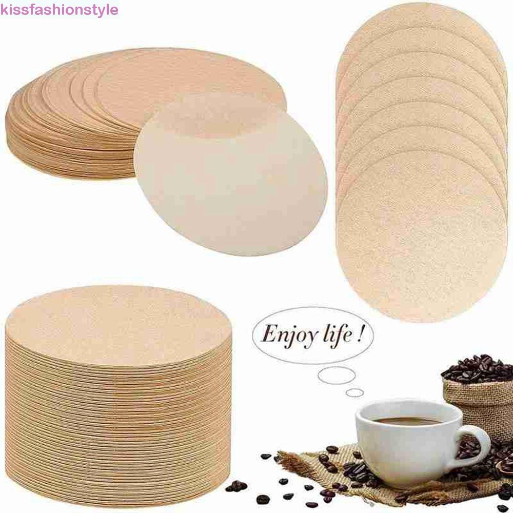 KISSFASHIONSTYLE Cafe กระดาษกรอง Dripper 56 มม./60 มม./68 มม.100 ชิ้นเครื่องมือห้องครัวต่อแพ็คเครื่อ