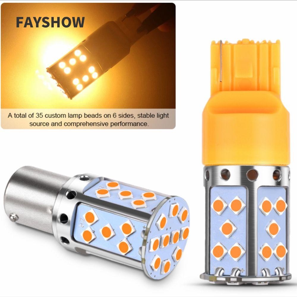 FAYSHOWTH ไฟเลี้ยว 3030 1156 BAU15S PY21W BA15S P21W Canbus ฟรี