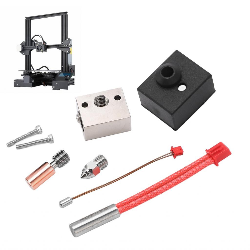 Yoaushop Hilitand 3D เครื่องพิมพ์ Hotend Kit Sprite Extruder เครื่องทําความร้อนบล็อก Bimetal ความร้อ