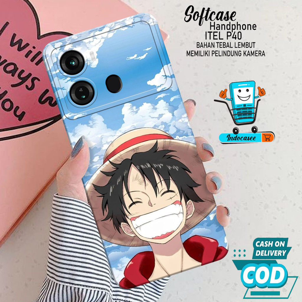 HP ITEL P40 2023 Softcase Phone Case ITEL P40 2023 เคสโทรศัพท์ซิลิโคน ITEL P40 2023 Case ITEL P40 20
