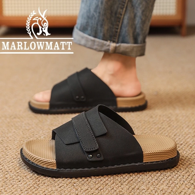 รองเท้าแตะผู้ชาย Marlowmatt | กันน้ํากันลื่นน้ําหนักเบาสบาย | 2026 รองเท้าแตะสไตล์ใหม่ | เหมาะสําหรับทุกฤดูกาล