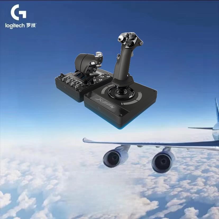Logi X56 / X52 / X52 PRO Microsoft Hotas Flight Stick Simulator ตัวควบคุมการบิน