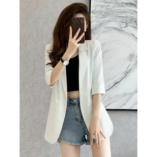 outfitideas แฟชั่น เรียบหรู สไตล์เกาหลี สไตล์เกาหลี Korean outfit blazer viral ผ้าเบา เสื้อเบลเซอร์ผู้หญิง😜