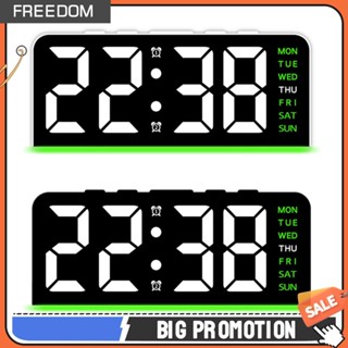 🚚มาถึงพรุ่งนี้🚚 นาฬิกาปลุกดิจิตอล นํา นาฬิกาปลุกข้างเตียงแสด…