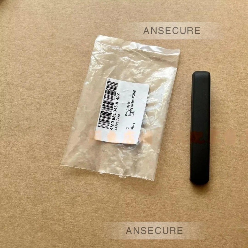 OEM Black Seat Guide Rail Cover Cap สําหรับ Audi Q7 4M Q8 4M0881345ก