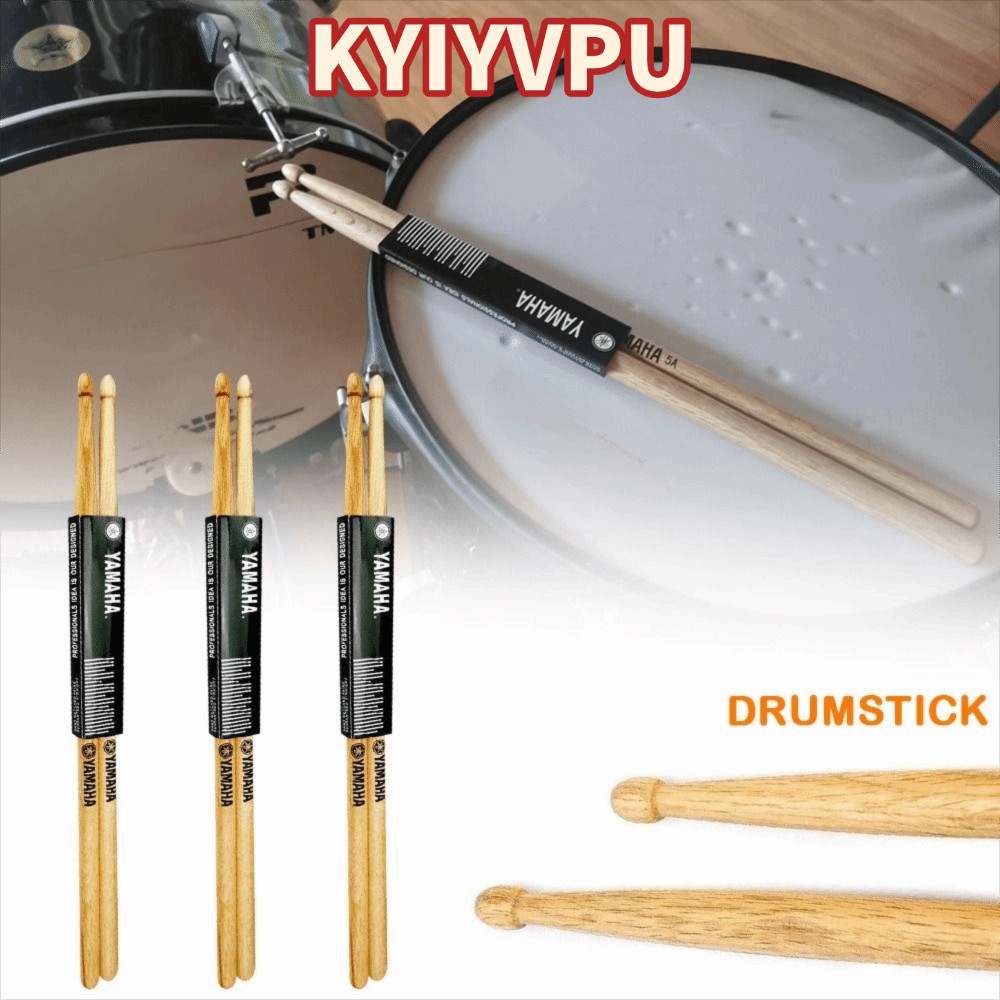 KYIYVPU 2 ชิ้นไม้ตีกลอง,น้ําหนักเบา 5A/7A Maple ไม้กลอง, Oaks Drumsticks ไม้ปลายค้อนกลองกลองชุดสําหร