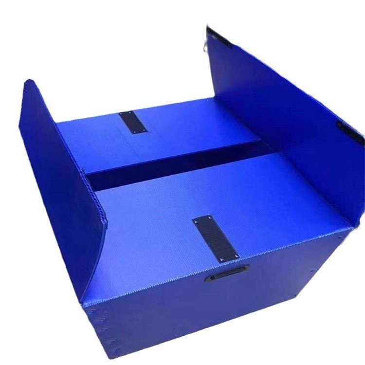 กล่องพลาสติก Hollow Board มีดการ์ดสี่เหลี่ยมผืนผ้าขนาดใหญ่ PP กล่องโครงกระดูก Turnover กล่องเหอหนาน 