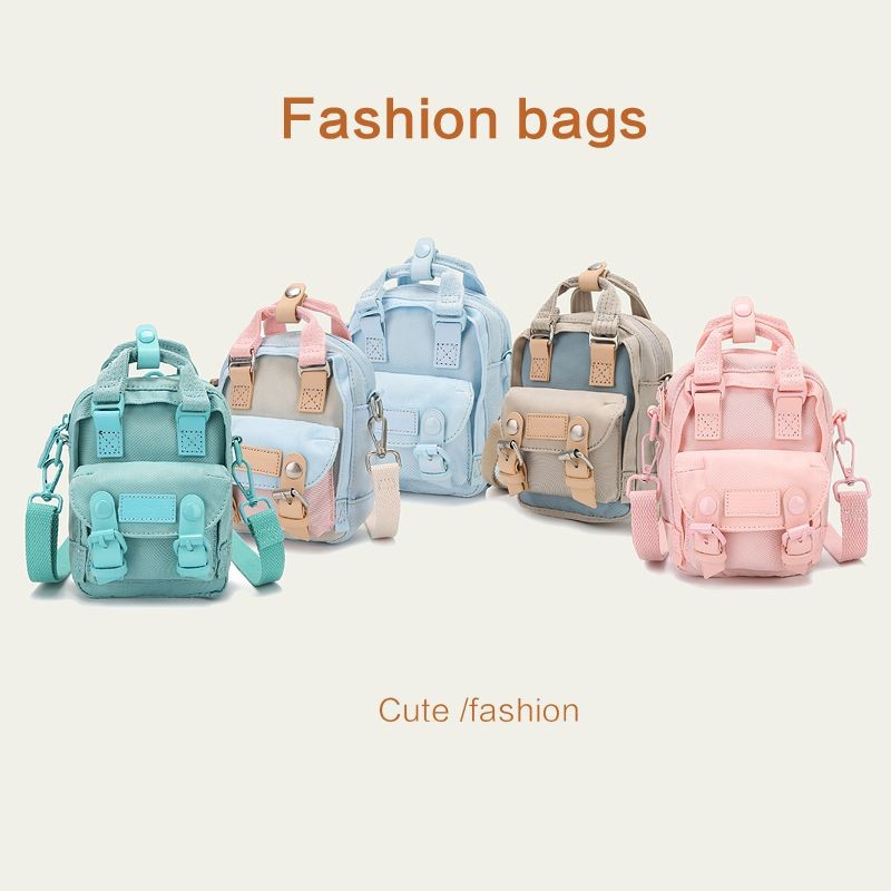 กระเป๋าสะพายข้าง Donut น่ารัก ใหม่ล่าสุด กระเป๋าสะพายข้าง Donut กระเป๋าเอวผู้หญิง กระเป๋า Donut เกรด