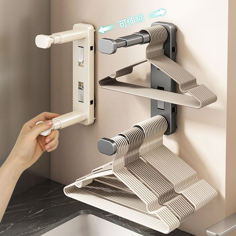 ตะขอติดผนังดูด吸盘阳台衣架收纳神器 FC7S ตะขอติดผนังดูด吸盘阳台衣架收纳神器 FC7S ตะขอติดผนัง多功能挂钩伸缩挂衣架子墙上壁挂 FC7S