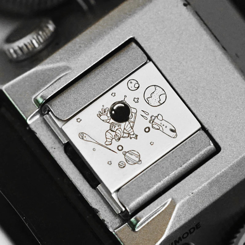 กล้องร้อนรองเท้าโลหะกล้องตกแต่งสําหรับ Canon 90D Fujifilm Nikon Z8 ZFC Z50 Sony A1 A7C Olympus O-M1 