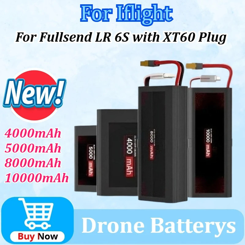 Drone แบตเตอรี่สําหรับ Iflight Fullsend 6S 22.2V 4000 ~ 10000mAh Li-Ion แบตเตอรี่สําหรับ Chimera7 Pr