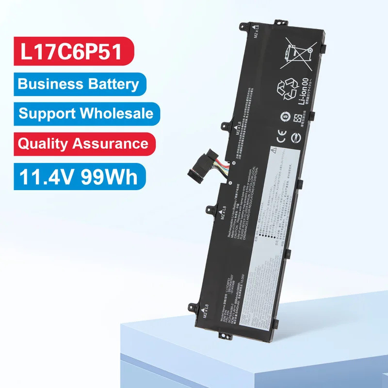 KingSener L17C6P51 L17M6P52 แบตเตอรี่แล็ปท็อปสําหรับ Lenovo ThinkPad P72 P73 Series 01AV497 01AV498 