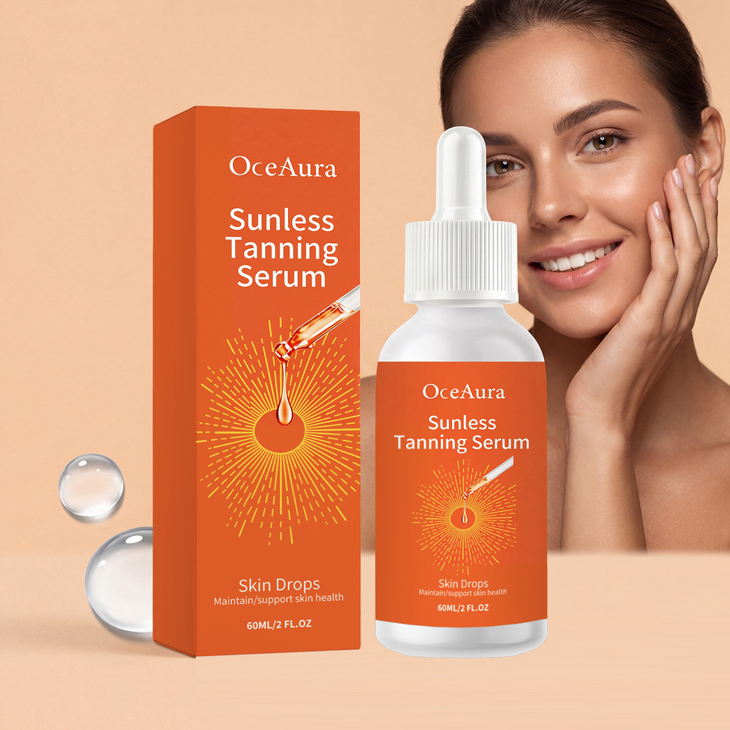 [คลังสินค้าพร้อม] OCEAURA Sun-Free Dark Serum Mild Moisturizing Outdoor Sun-Free Dark Bronze Skin Se